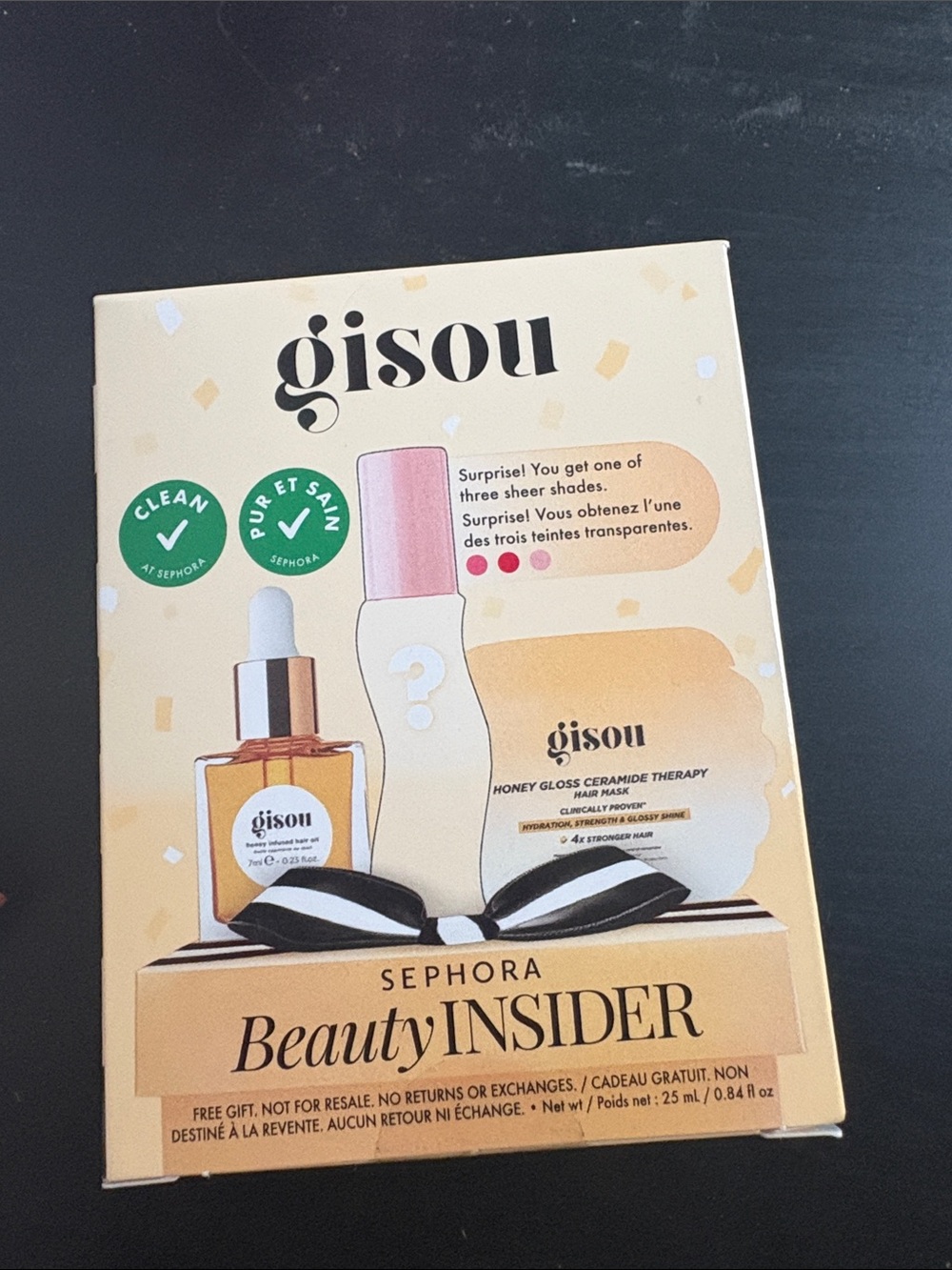 Gisou Honey Gloss Ceramide Therapy Set - Cream & Gold Shades